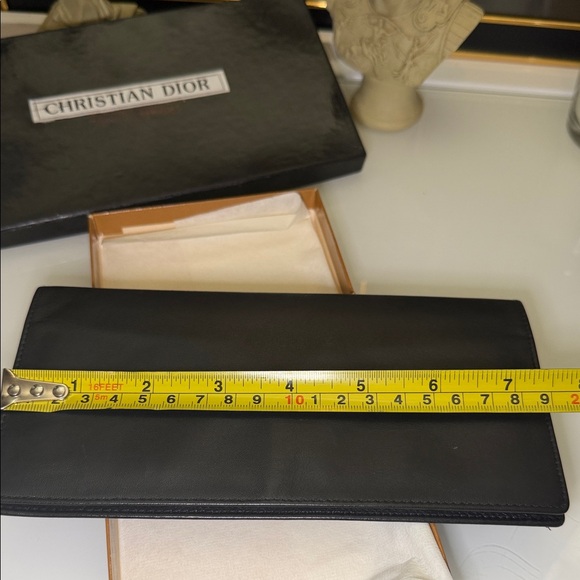 Authentic black Christian Dior Black Calfskin unisex Wallet with COA. - Picture 14 of 17